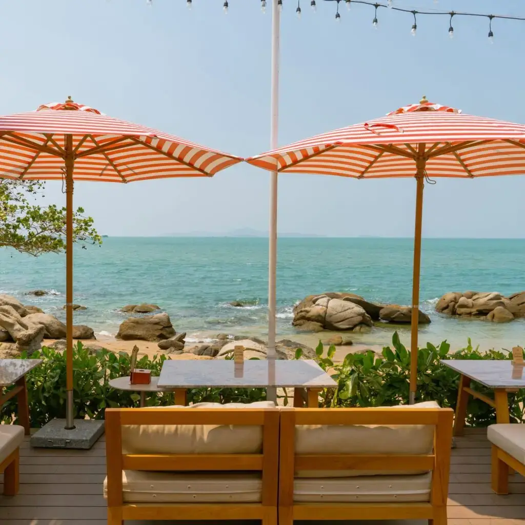 the view of the sea from the moment is unobstructed and beautiful.