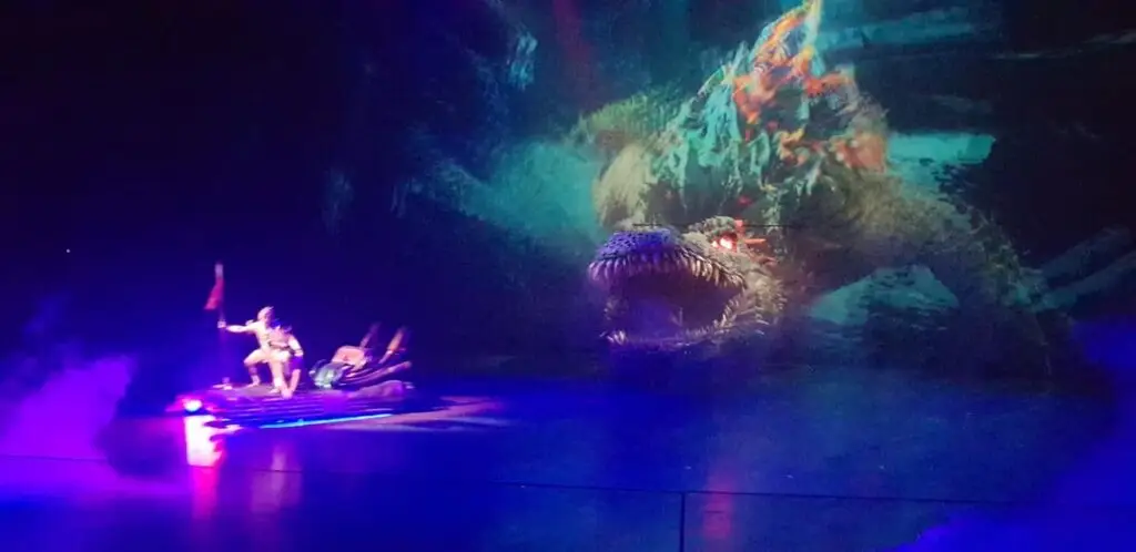 a monster from the Kaan show in pattaya