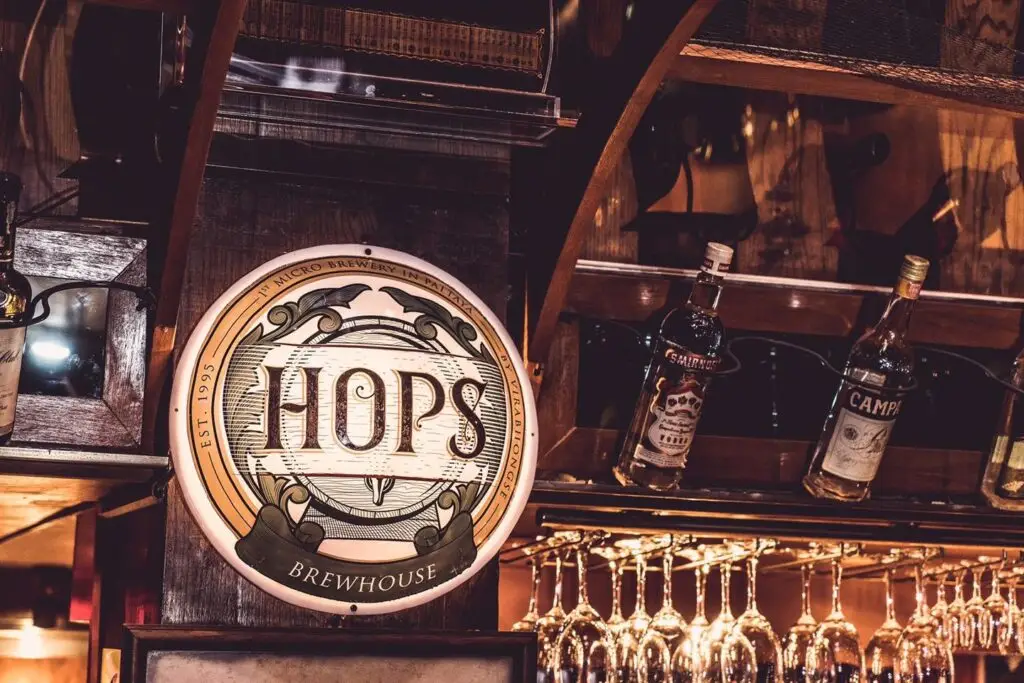 hops brewhouse in pattaya
