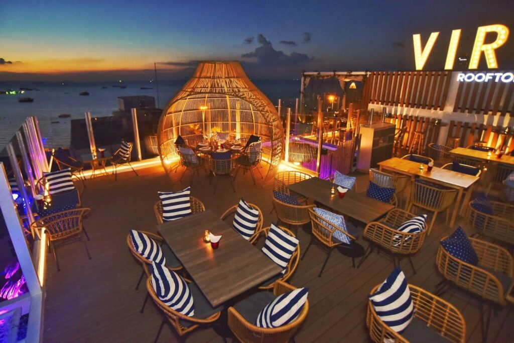 the virgin rooftop bar in pattaya